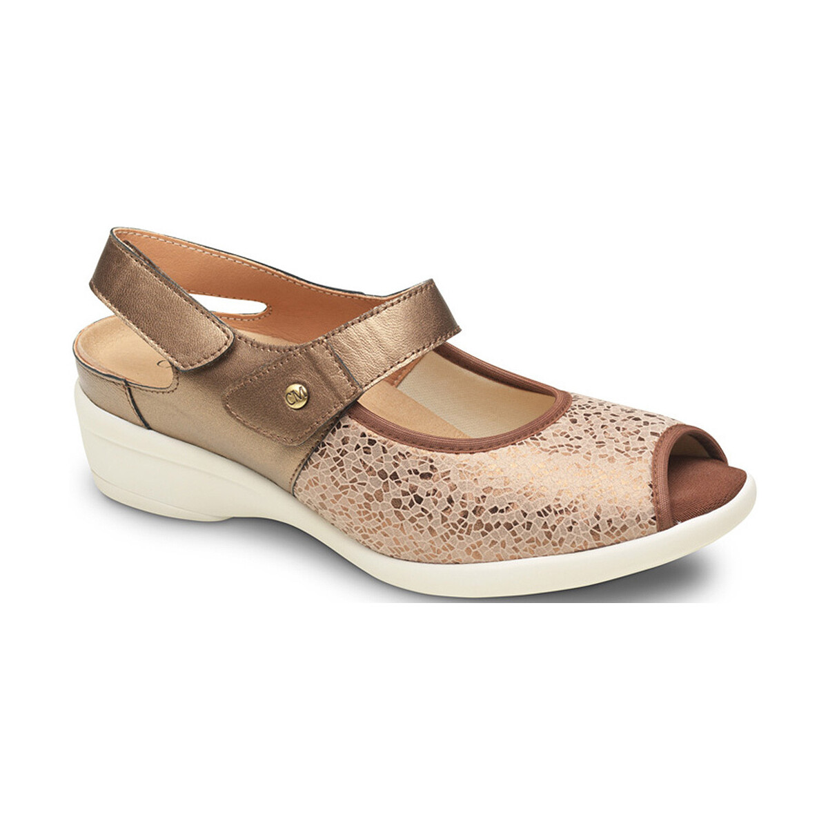 Schuhe Damen Sandalen / Sandaletten Calzamedi ORTHOPÄDISCHE SANDALEN  0784 HAMMERZEHEN KUPFER