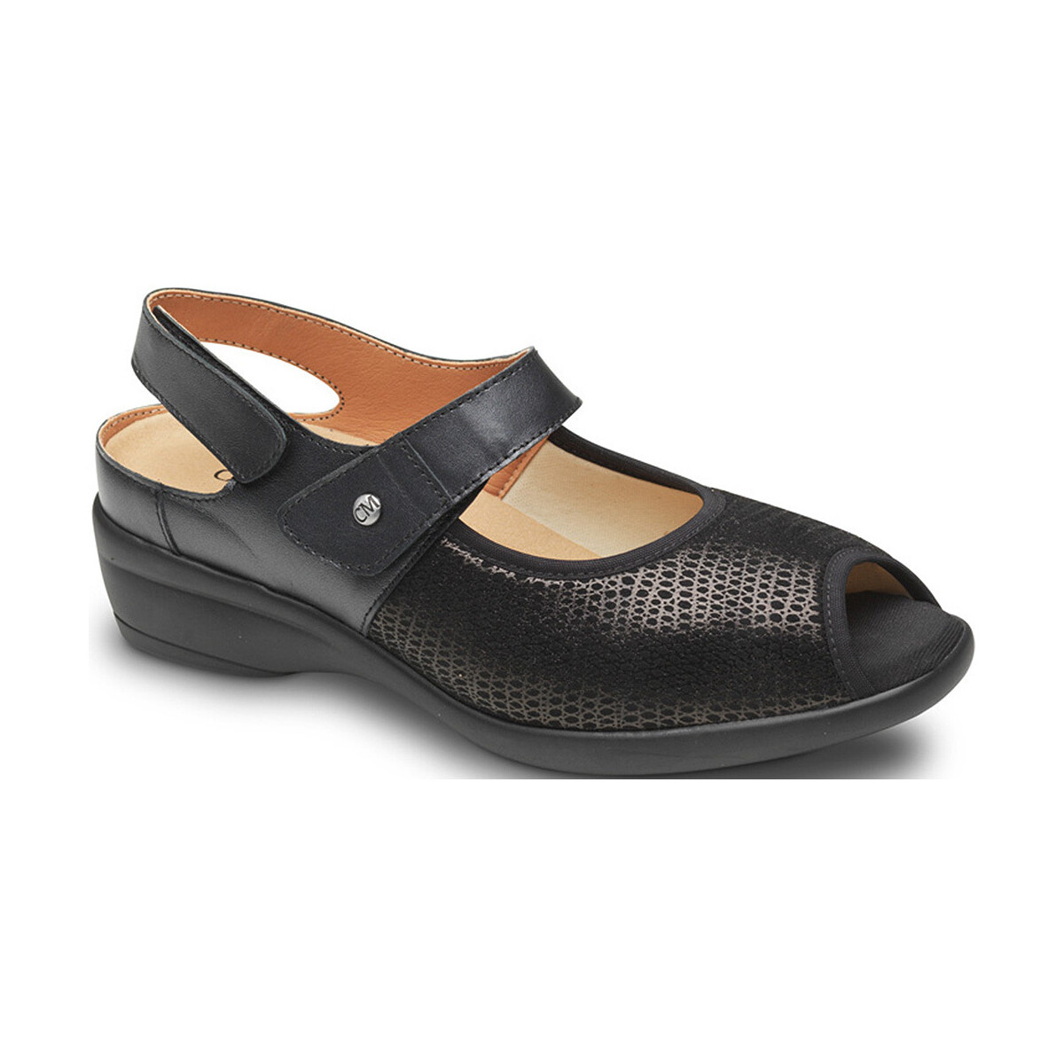 Schuhe Damen Sandalen / Sandaletten Calzamedi ORTHOPÄDISCHE SANDALEN  0784 HAMMERZEHEN Schwarz