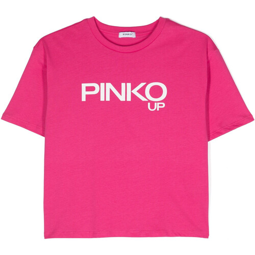 Kleidung Damen 3/4 & 7/8 Jeans Pinko PINKO UP T-SHIRT CON LOGO Art. S4PIJGTH225 