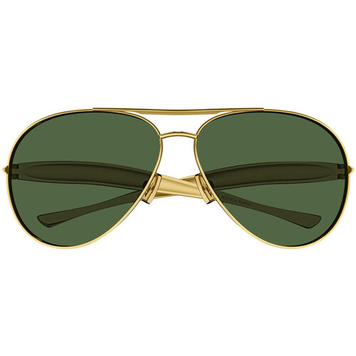 Uhren & Schmuck Sonnenbrillen Bottega Veneta BV1305S 001 Sonnenbrille Gold