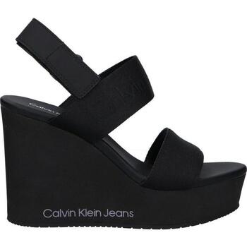 Schuhe Damen Sandalen / Sandaletten Calvin Klein Jeans YW0YW01479 WEDGE SANDAL WEBBING YW0YW01479 WEDGE SANDAL WEBBING 