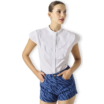 Kleidung Damen Tops / Blusen Minueto Aisha Top - White Weiss