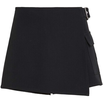 Kleidung Damen Shorts / Bermudas Ck Jeans Buckle Wrap Mini Sko Schwarz