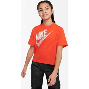 Kleidung Mädchen T-Shirts & Poloshirts Nike Sportswear Essential Rot
