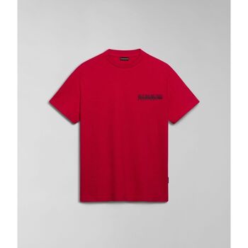 Kleidung T-Shirts & Poloshirts Napapijri S-MARTRE NP0A4HQB-R251 RED BARBERRY Rot