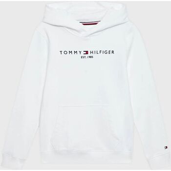 Kleidung Kinder Sweatshirts Tommy Hilfiger KS0KS00205T ESSTL HDD-YBR WHITE Weiss