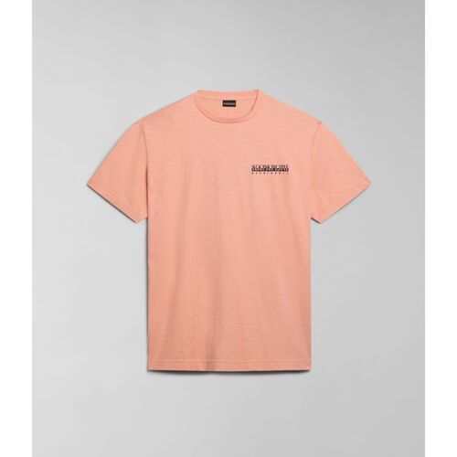 Kleidung T-Shirts & Poloshirts Napapijri S-MARTRE NP0A4HQB-P1I1 PINK SALOMON Rosa