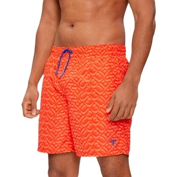 Kleidung Herren Badeanzug /Badeshorts Guess Palmas Orange