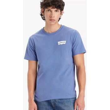 Kleidung Herren T-Shirts Levi's 22491 1458 GRAPHIC CREWNECK Blau