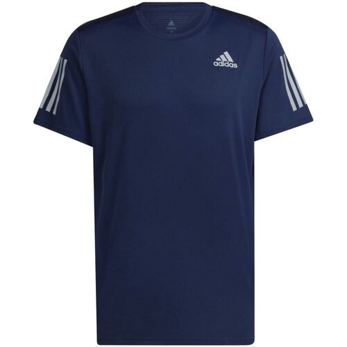 Kleidung Herren T-Shirts adidas Originals Sport OWN THE RUN TEE HM8445 Blau