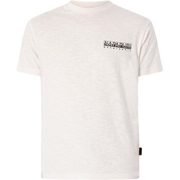 Napapijri T-Shirt mit Grafik „Martre Back“ Weiss