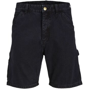 Kleidung Herren Shorts / Bermudas Jack & Jones 12252814 CARPENTER SHORT-BLACK Schwarz