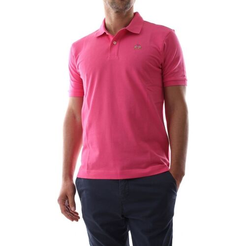 Kleidung Herren T-Shirts & Poloshirts La Martina YMP002-PK001-05141 HOT PINK Rosa