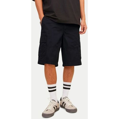 Kleidung Herren Shorts / Bermudas Jack & Jones 12253222 COLE-BLACK Schwarz