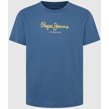 Kleidung Herren T-Shirts Pepe jeans PM508208 EGGO N Blau