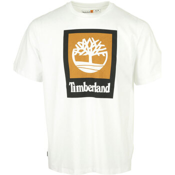 Kleidung Herren T-Shirts Timberland Colored Short Sleeve Tee Weiss