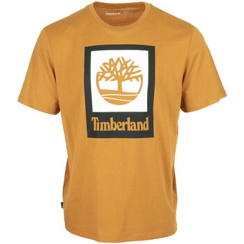 Kleidung Herren T-Shirts Timberland Colored Short Sleeve Tee Gelb