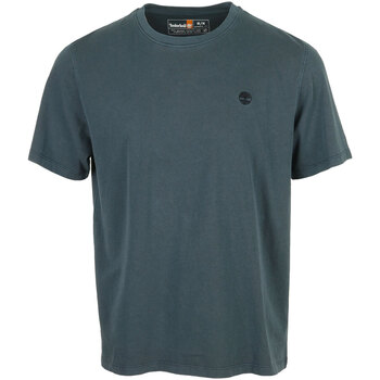 Kleidung Herren T-Shirts Timberland Garment Dye Short Sleeve Blau