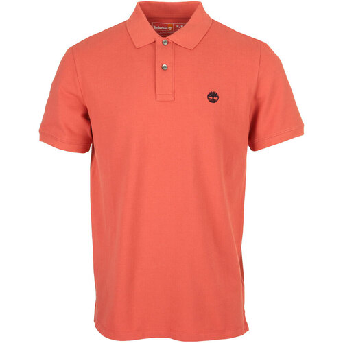 Kleidung Herren T-Shirts & Poloshirts Timberland Pique Short Sleeve Polo Orange