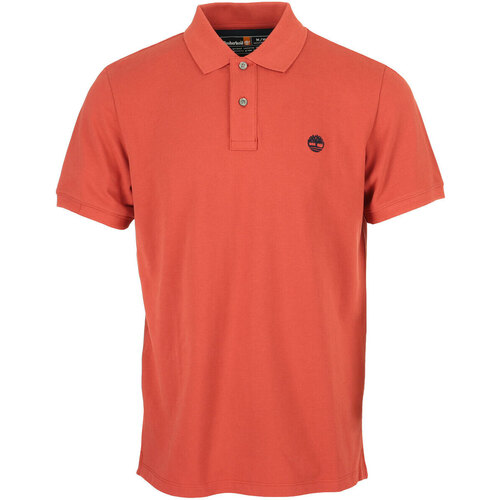 Kleidung Herren T-Shirts & Poloshirts Timberland Pique Short Sleeve Polo Rot