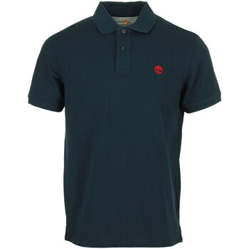 Kleidung Herren T-Shirts & Poloshirts Timberland Pique Short Sleeve Polo Blau
