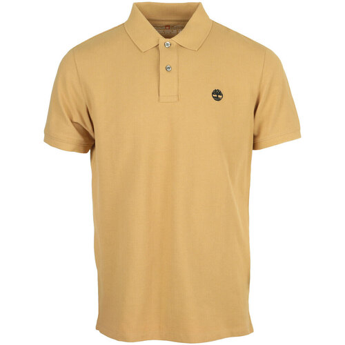Kleidung Herren T-Shirts & Poloshirts Timberland Pique Short Sleeve Polo Beige
