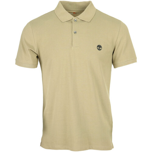 Kleidung Herren T-Shirts & Poloshirts Timberland Short Sleeve Stretch Polo Grün