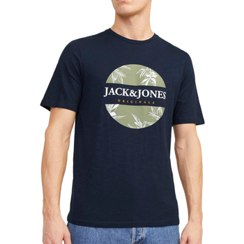 Kleidung Herren T-Shirts & Poloshirts Jack & Jones 12255042 Blau