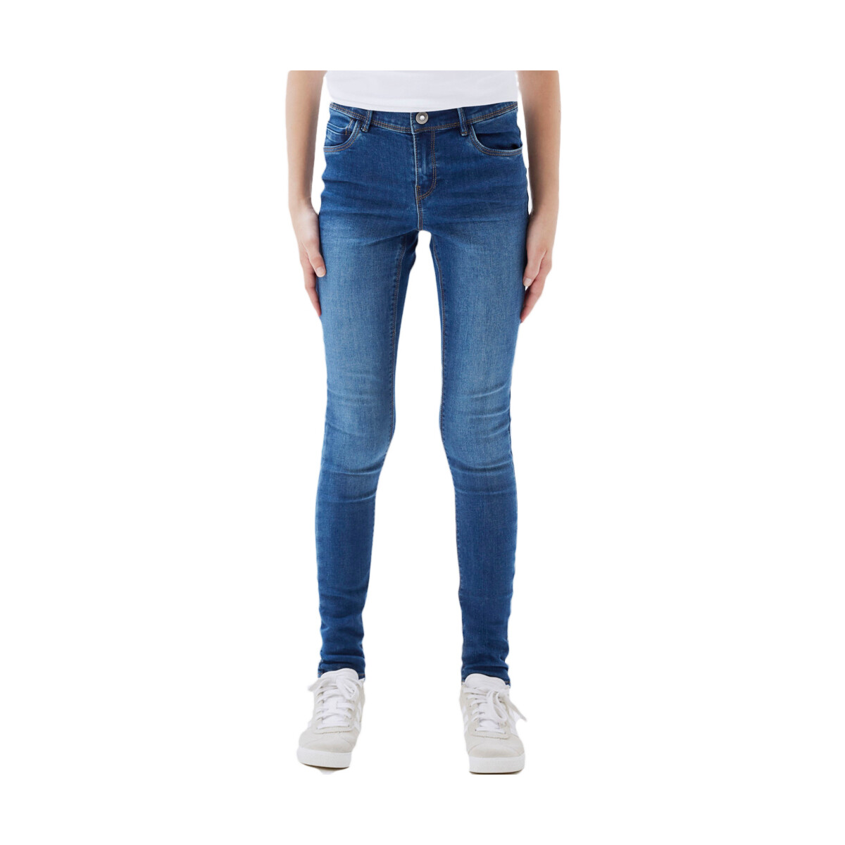 Kleidung Mädchen Röhrenjeans Name it 13208871 Blau