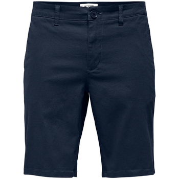 Kleidung Herren Shorts / Bermudas Only & Sons  22026607 Blau