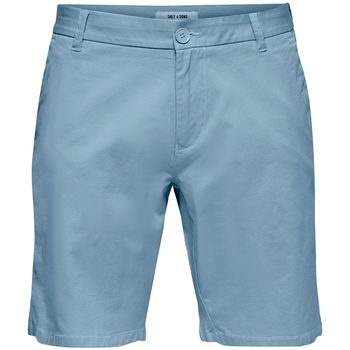 Kleidung Herren Shorts / Bermudas Only & Sons  22018237 Blau