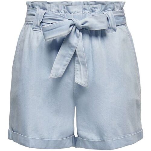 Kleidung Damen Shorts / Bermudas Only 15255715 BEA-LIGHT BLUE DENIM Blau