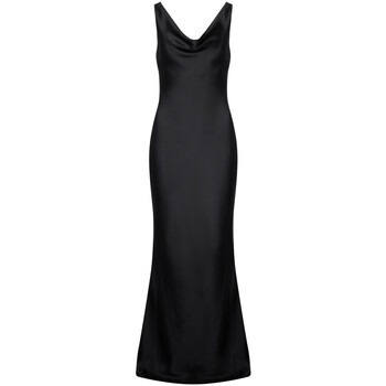Kleidung Damen Kleider Norma Kamali Langes Kleid  aus schwarzem Satin Other