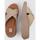 Schuhe Damen Sandalen / Sandaletten FitFlop F-MODE LEATHER FLATFORM CROSS SLIDES Beige