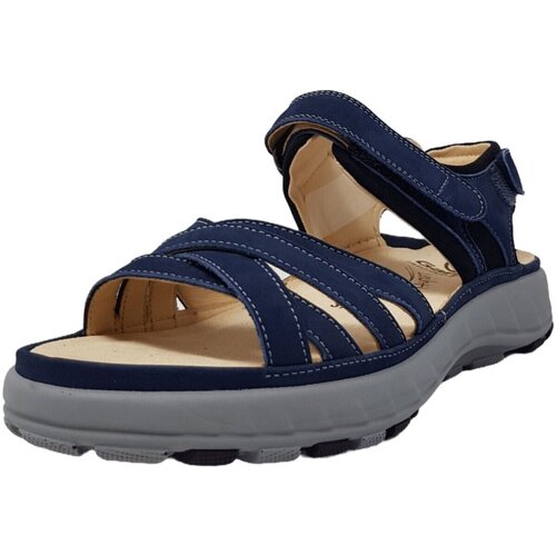 Schuhe Damen Wanderschuhe Ganter Sandaletten Geva ink 200322-3700 Blau