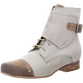 Schuhe Damen Low Boots Charme Stiefeletten FISYER+FISYER FORATO(TAUPE+GAS) Grau