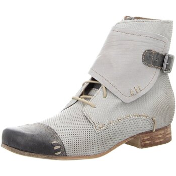 Schuhe Damen Low Boots Charme Stiefeletten FISYER+FISYER FORATO(AVIO+GAS) Grau