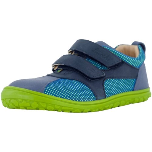 Schuhe Jungen Sneaker Low Lurchi Klettschuhe Nevio Barefoot 74L4083001-03256 Blau