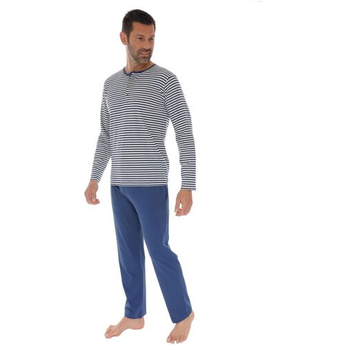 Kleidung Herren Pyjamas/ Nachthemden Christian Cane HYPPOLITE Blau