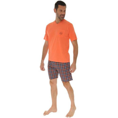 Kleidung Herren Pyjamas/ Nachthemden Christian Cane HYDAS Orange