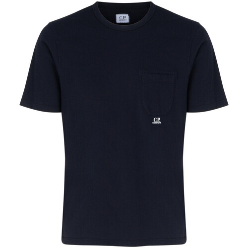 Kleidung T-Shirts & Poloshirts C.p. Company T-shirt  aus blauer Baumwolle mit Tasche Other
