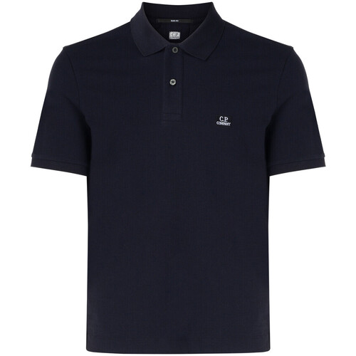 Kleidung T-Shirts & Poloshirts C.p. Company Polo  aus blauer Stretch-Baumwolle Other