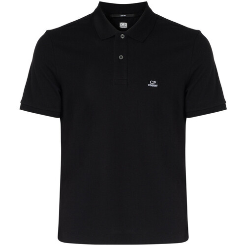 Kleidung T-Shirts & Poloshirts C.p. Company Polo  aus schwarzer Stretch-Baumwolle Other