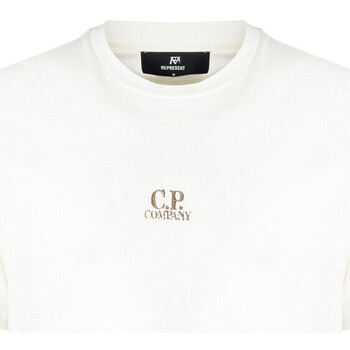 Kleidung T-Shirts & Poloshirts C.p. Company T-shirt  weiß mit Drei-Karten-Druck Other