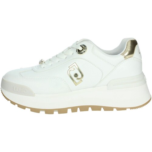 Schuhe Damen Sneaker High Liu Jo BA4011 EX014 Weiss