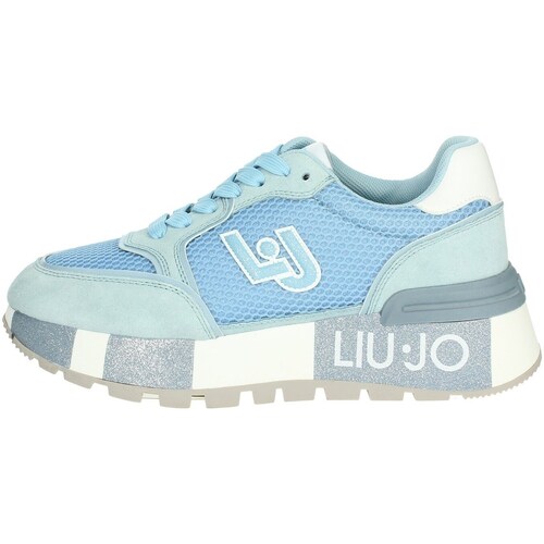 Schuhe Damen Sneaker High Liu Jo BA4005 PX303 Blau