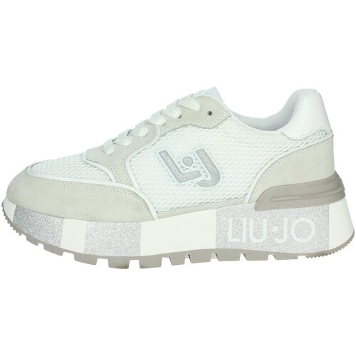 Schuhe Damen Sneaker High Liu Jo BA4005 PX303 Weiss