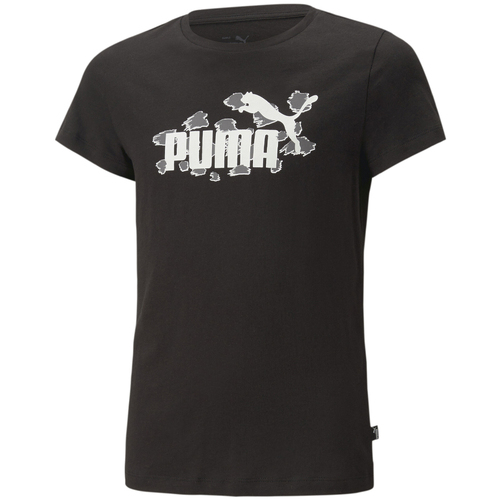 Kleidung Mädchen T-Shirts Puma 673516-01 Schwarz