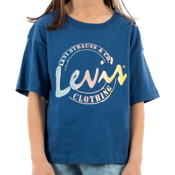 Kleidung Mädchen T-Shirts & Poloshirts Levi's 4EH190-U69 Blau