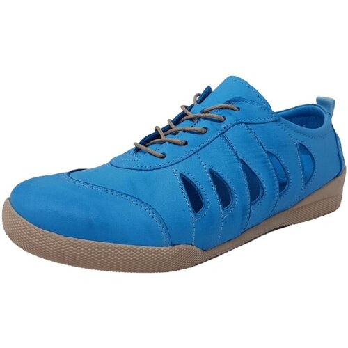 Schuhe Damen Derby-Schuhe & Richelieu Beauties Of Nature Schnuerschuhe 160 turquoise 160 turquoise Blau